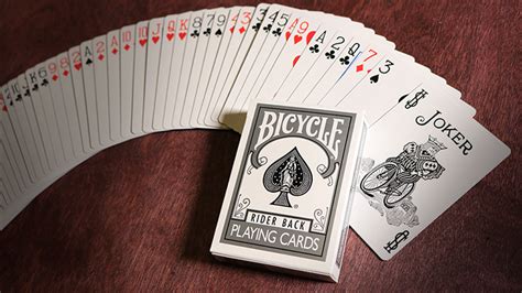 Bicycle Colored Rider Back Silver Playing Cards - Cards District