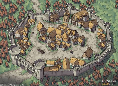 Country Keep (Public) | Patreon | Fantasy city map, Fantasy world map, Fantasy city