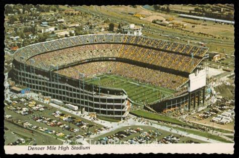 Denver Mile High Stadium | United States - Colorado - Denver, Postcard ...