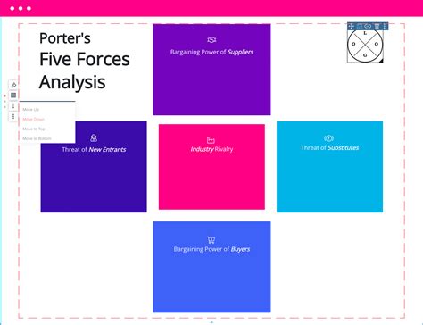 Porter's Five Forces Template | Xtensio