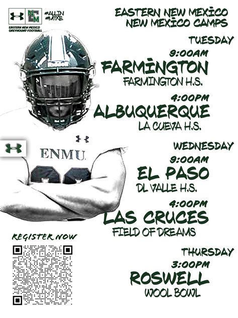 Eastern New Mexico University Football on Twitter: "CAMPS START THIS ...