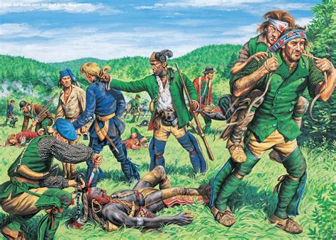 After the battle near Old Fort Anne, August 1758 | American indian history, American military ...