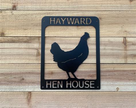 Personalized Hen House Sign - Etsy