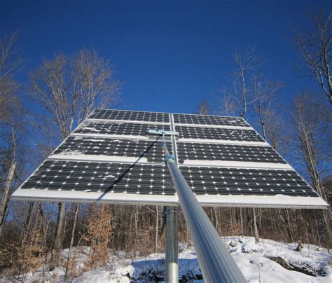 Between Trees & Off the Grid: Solar Panel Snow Removal