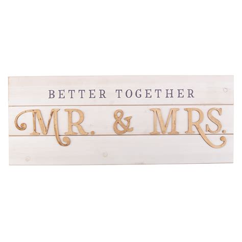 Better Together - Mr. and Mrs. Wall Art, Better Together Collection ...