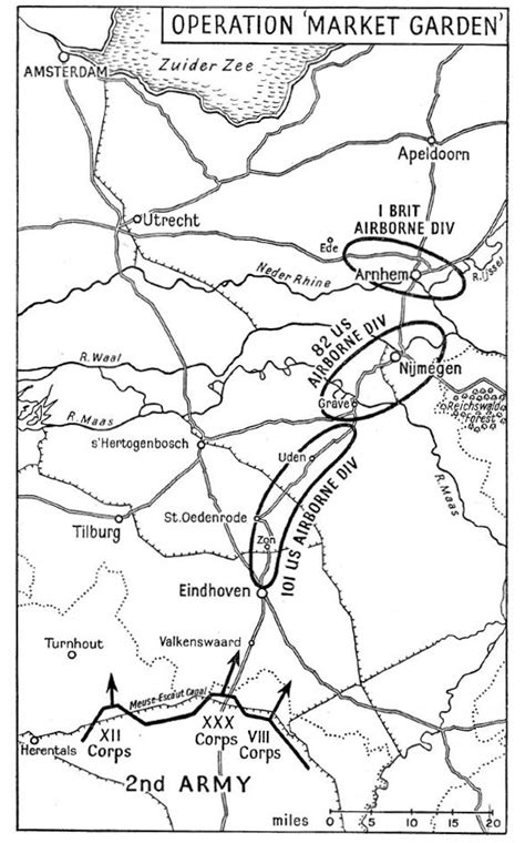 Operation Market Garden Route Map | Fasci Garden