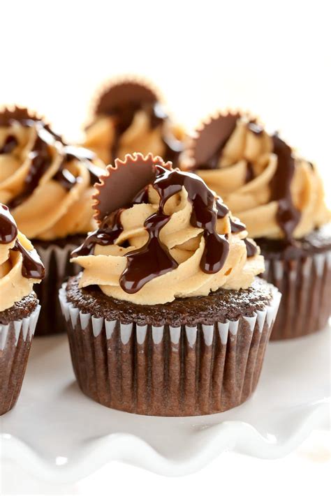 Chocolate Cupcakes with Peanut Butter Frosting