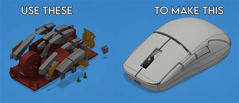 Logitech G305 Baseplate + Components by ZoroSeerus | Download free STL model | Printables.com