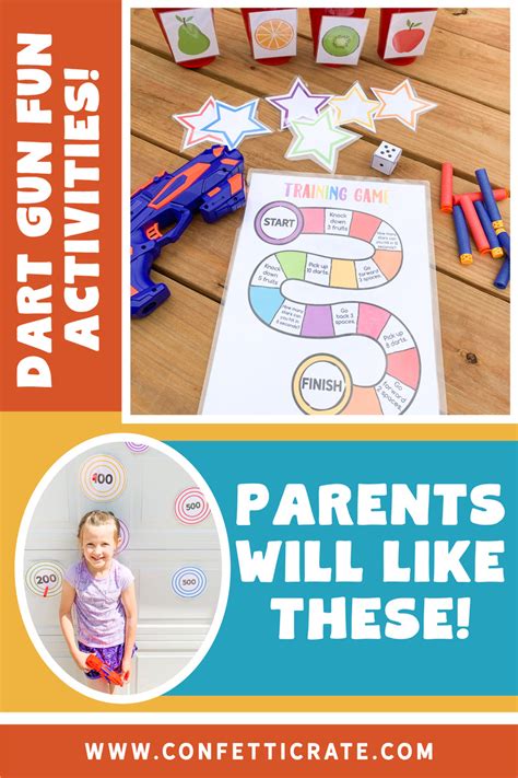 Dart Gun Fun Games that Parents will Actually Like! – Confetti Crate