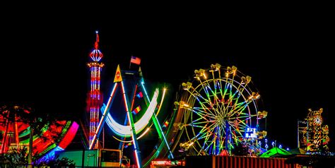 Jeff Donald photography - Carnival Rides at Night