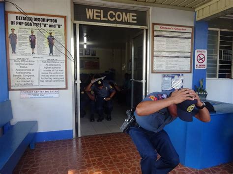 PCI PALMYRA D GUARDAYA, Chief of Police, conducted Earthquake drill ...