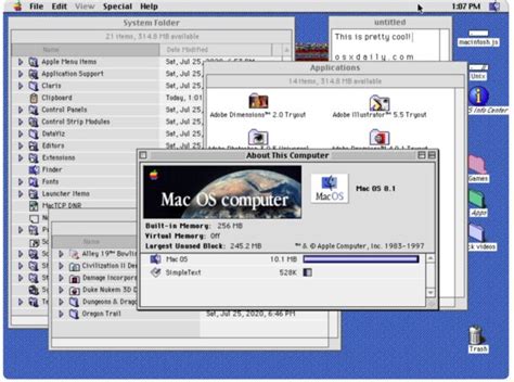 Get a Mac OS 8 Emulator and Relive the Macintosh 90s