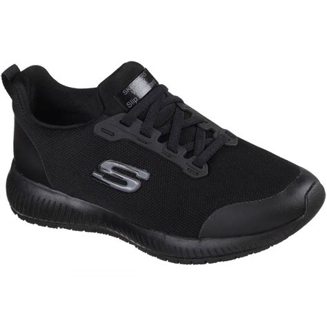 Skechers Safety Shoes Squad Slip Resistant Lace Up Safety Shoe - Footwear from MI Supplies ...