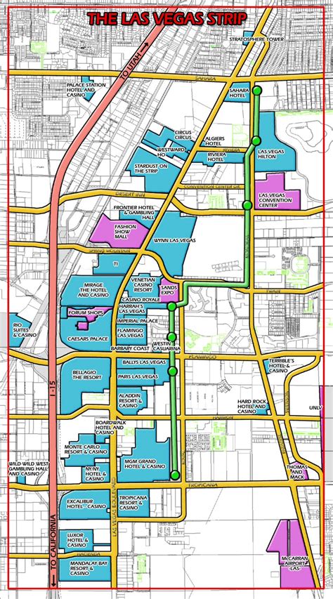 Las Vegas Strip Map (2024) Interactive & Printable Maps🐺 Aproveite o ...