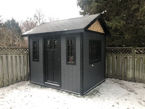 I built an 8x10 shed with my own doors and windows. : DIY