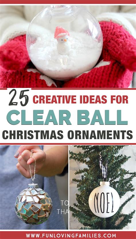 Clear Fillable Christmas Ornaments | Christmas Dinner Ideas 2021