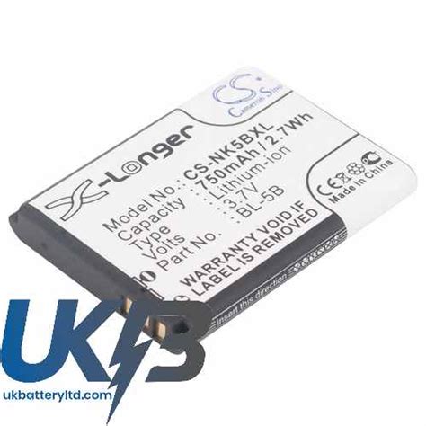 Compatible Battery For NOKIA 2610 CS NK5BXL