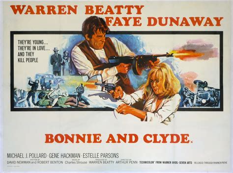 BONNIE AND CLYDE (1967) Original Vintage UK Quad Film Poster | Picture Palace Movie Posters