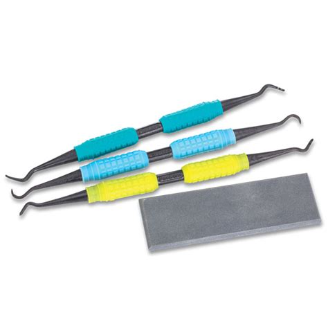 ImplaKlean Implant Scaler - Intro Pack with Sharpening Stone. Set of 3 ...