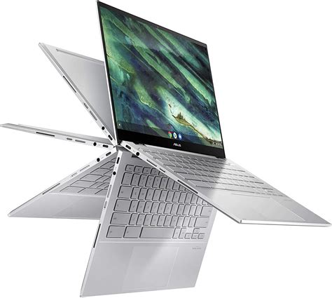ASUS Chromebook Flip C436 2-in-1 Laptop, 14″ Touchscreen FHD NanoEdge, Intel Core i5-10210U ...