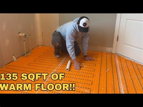 How I Install a Schluter-DITRA-HEAT Flooring System - YouTube