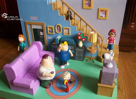 Family Guy custom diorama by ShaolinCustoms on DeviantArt | Diorama, Family guy, Action figures