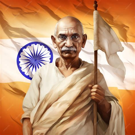 Premium Photo | Mahatma gandhi indian freedom fighter 2 october