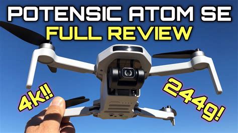 Potensic Atom SE GPS Drone Review and Test Flight - YouTube