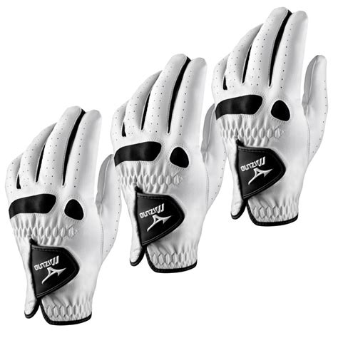 3 NEW Mizuno BioFlex Mens Golf Gloves Left Hand Regular Size Medium All ...