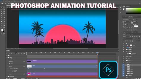 Photoshop animation tutorial - simple 2d animation with Photoshop - YouTube