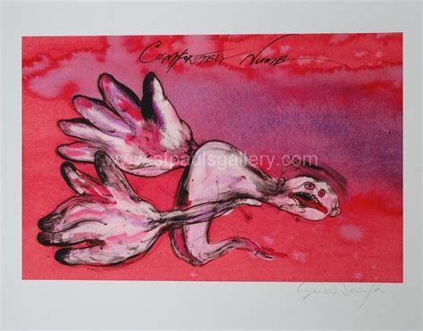 Sold Out Gerald Scarfe Signed Pink Floyd Comfortably Numb - ST. Pauls Gallery