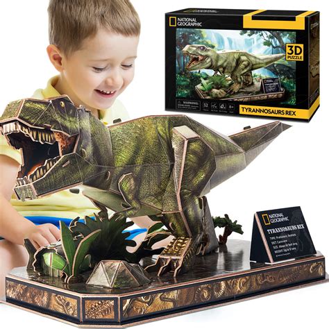 Buy CubicFun 3D Puzzles T-Rex Dinosaur Toys National Geographic Tyrannosaurus Rex Jigsaw Puzzles ...