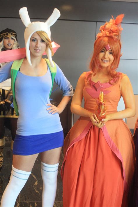 Flame Princess and Fionna Cosplay - Adventure Time With Finn and Jake Photo (33377397) - Fanpop