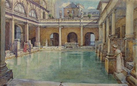 Roman Baths, Bath Design and creation : Date : 20th century, early ...