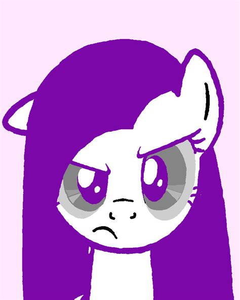 Angry rarity by ponyporb on DeviantArt