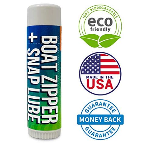 Zipper Wax & Zip Lube Marine Grade Zipper Lubricant Stick Zipper Lubricate with Ease Boat ...