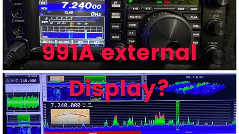 How to get an external display on your Yaesu FT-991A - YouTube