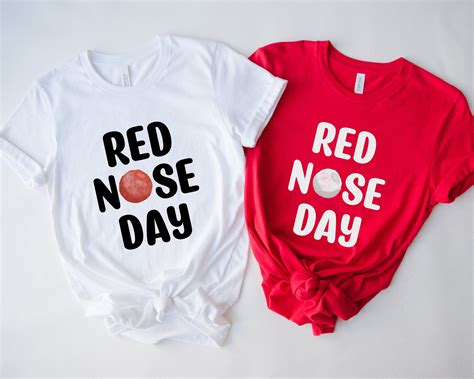 Red Nose Day T-Shirt, Adult And Kids Sizes, Red Nose Day – Pomchick