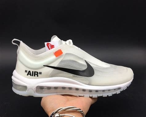 Nike x Off White Air Max 97 - White/Black | Sneakers men fashion, Womens sneakers, Sneakers fashion