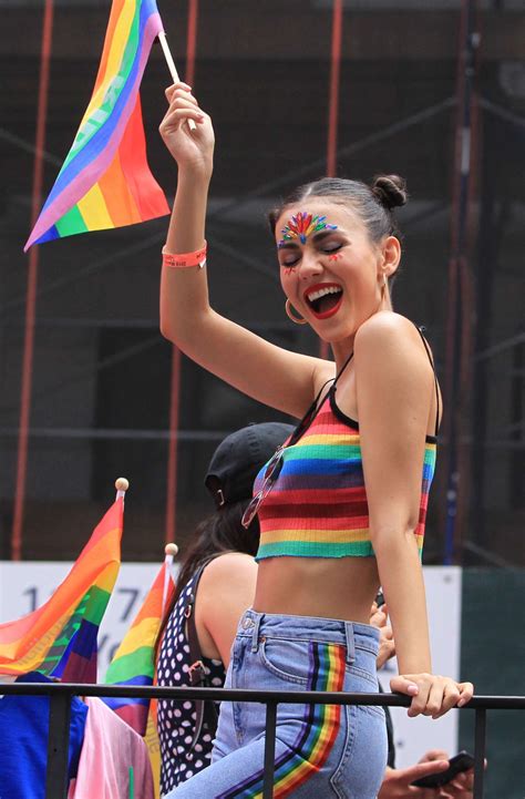 Victoria Justice – 2018 Gay Pride Parade in New York City – GotCeleb