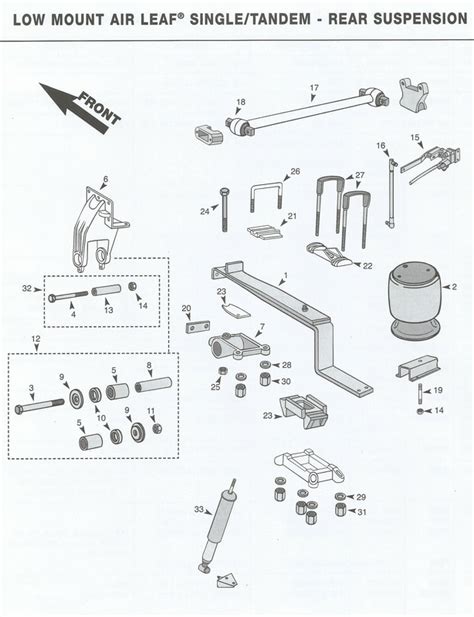 42 Peterbilt Low Air Leaf Suspension Diagram - Diagram Resource