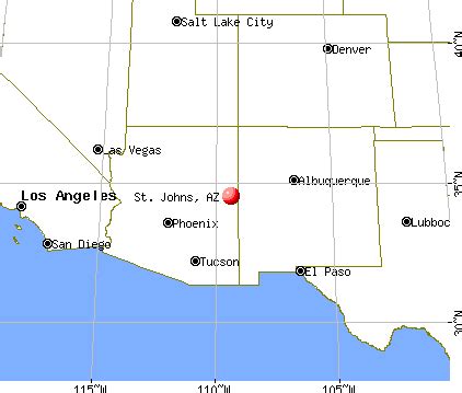 St. Johns, Arizona (AZ 85936) profile: population, maps, real estate, averages, homes ...