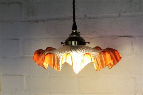 Lovely Early 20th Century French Glass Lampshade | Antique lighting, Ceiling lights, Pendant light