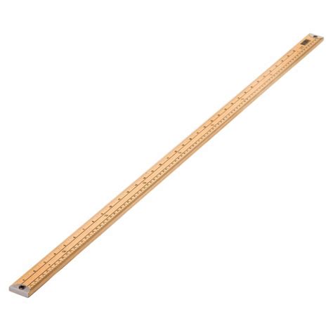 Wooden Metre Ruler Stick Imperial / Metric Sew Easy