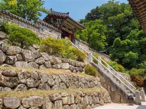 Bulguksa Temple in Gyeongju Stock Photo - Image of sightseeing, unesco ...