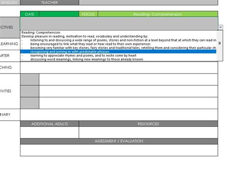 National Curriculum English Lesson Plan Template Year 5 | Teaching ...