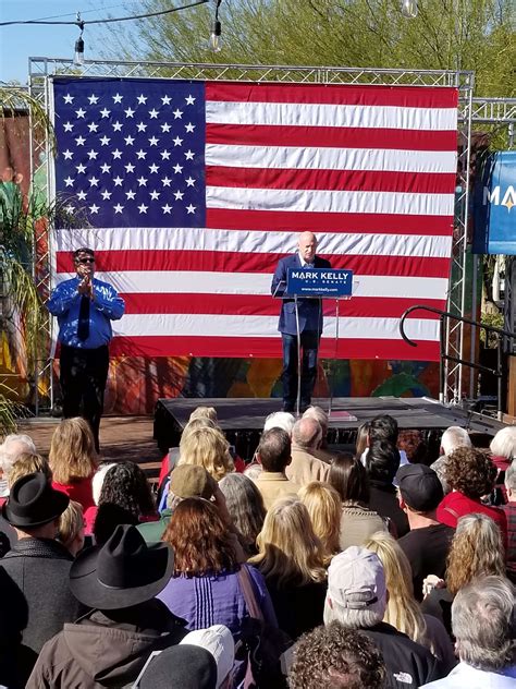 Mark Kelly Launches US Senate Campaign to Huge Cheering Crowd in Tucson - Blog for Arizona