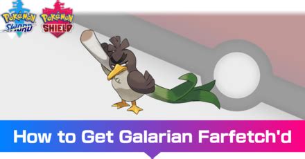 Galarian Farfetch'd - Evolutions, Location, and Learnset | Pokemon Sword and Shield｜Game8