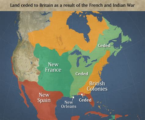 French and Indian War: Following the Treaty of Paris (1763) | Interests: How to get there ...