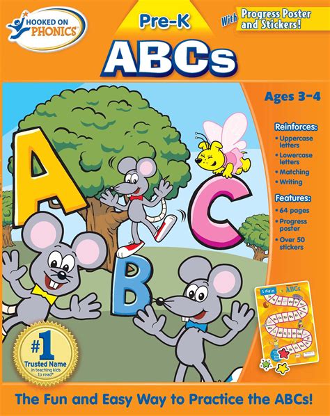 Hooked on Phonics Pre-K ABCs Workbook (Paperback) - Walmart.com